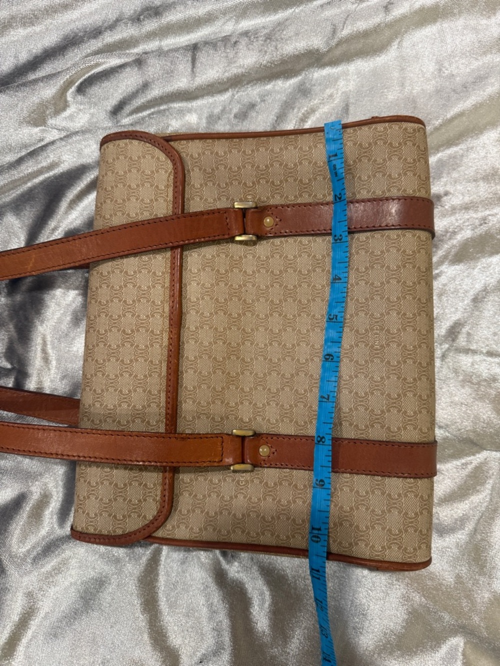 Authentic Celine Monogram Celine Handbag vintage Celine satchel Celine purse - Picture 15 of 15